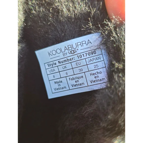 Koolaburra by UGG Black Winter & Rain Boots Women's Size 8 - Picture 6 of 6